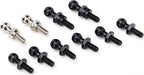 Pivot balls: black (6), silver (2), black (long) (2)