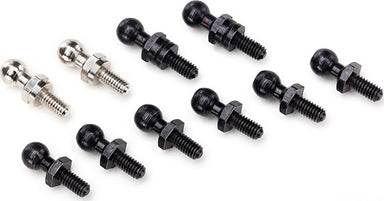 Pivot balls: black (6), silver (2), black (long) (2)