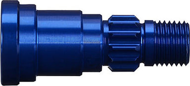 Stub axle, aluminum (blue-anodized) (1) (use only with #7750X driveshaft)