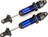 Shocks, Gtx, Medium (Aluminum, Blue-Anodized) (Fully Assembled W/O Springs) (2)