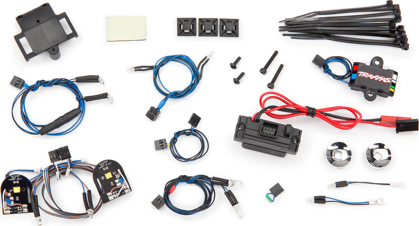 Led Light Set, Complete with Power Supply (Contains Headlights, Tail Lights, Side Marker Lights, and Distribution Block) (Fits #9111 Or 9112 Body)