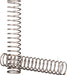 Springs, shock, long (natural finish) (GTS) (0.47 rate) (for use with TRX-4 Long Arm Lift Kit)
