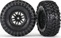 Tires and wheels, assembled, glued (TRX-4 wheels, Canyon Trail 1.9 tires) (2)