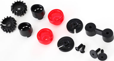 Tail lights (2)/ tail light mounts (4) / exhaust tips (2)/ exhaust tip mount (1)/ 3x10 flathead screws (2)/ 3x8 BCS (2)