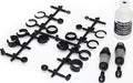 Ultra Shocks (grey) (short) (includes spring pre-load spacers) (2)