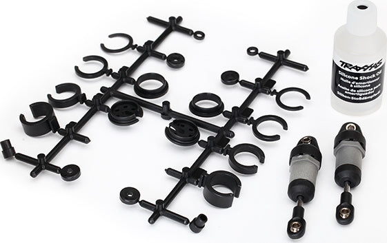 Ultra Shocks (grey) (short) (includes spring pre-load spacers) (2)