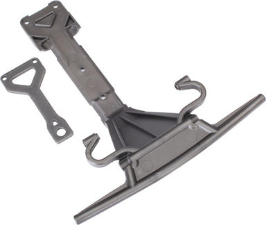 Skidplate, front (plastic)/ support plate (steel)