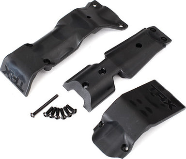 Skid plate set, front/ skid plate, rear/ 3x10 BCS (6)/ 3x30 BCS (1) (fits #8629 & 8630 bulkheads)