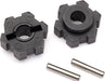 Wheel hubs, hex (2)/ 2.5x14 pins (2)