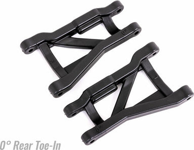 Suspension arms, black, rear (left & right), heavy duty, 0° toe angle (2)