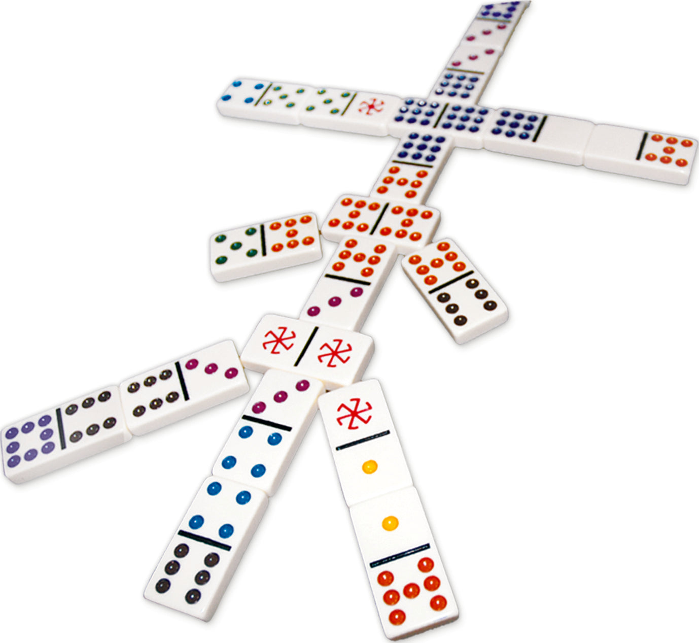 Spinner Dominoes - Wood Case