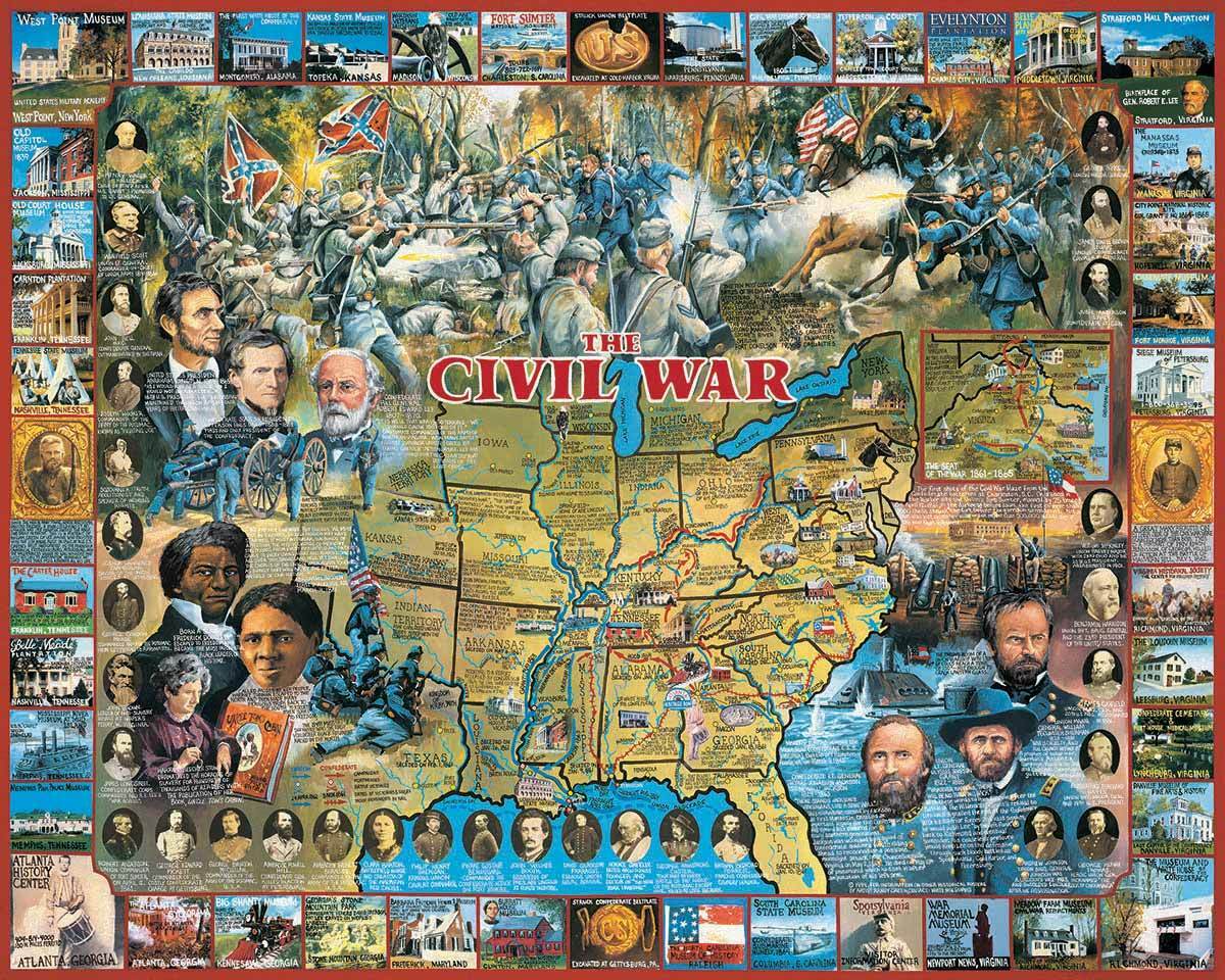 Civil War - 1000 Piece - White Mountain Puzzles