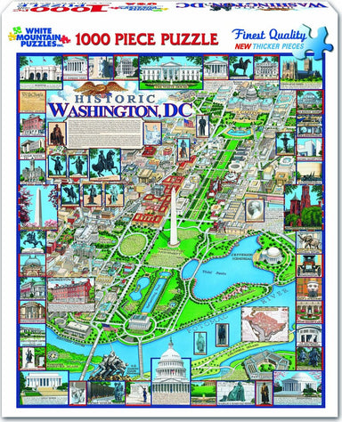 Washington, DC - 1000 Piece - White Mountain Puzzles