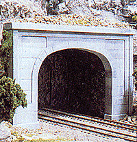 Double-track Tunnel Portal (hydrocal Plaster Casting) -- Concrete