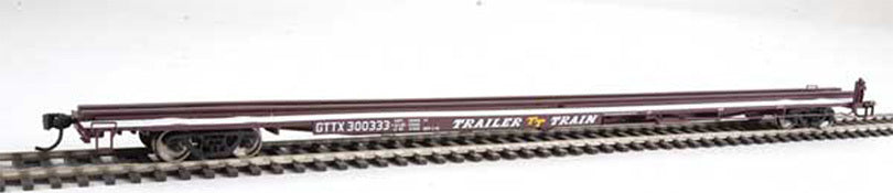 85' General American G85 Flatcar - Ready to Run - GTTX (Brown) #300333